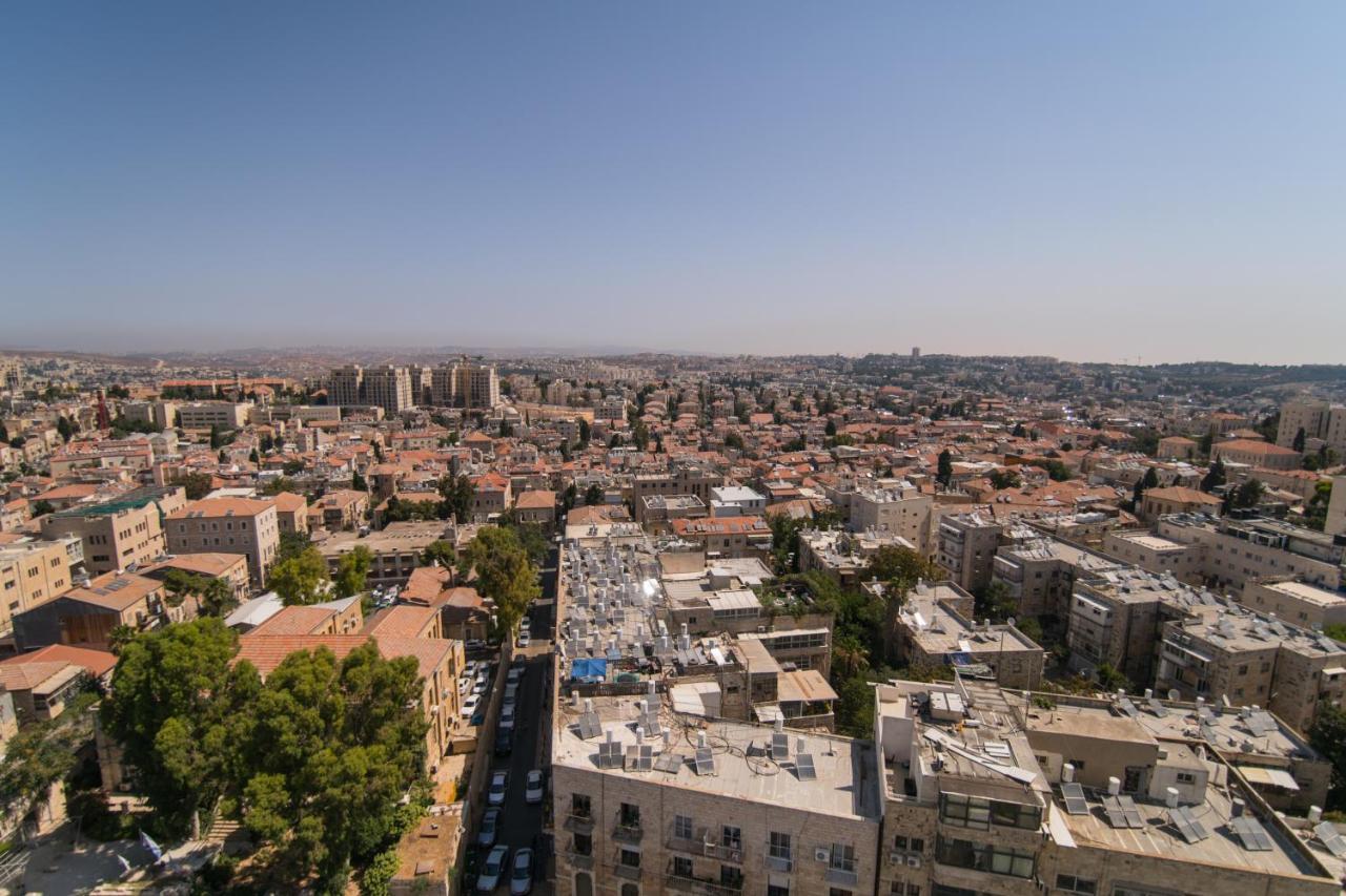 Ferienwohnung Gorgeous Design 3 BDR Appart - J Tower - Amazing View! Jerusalem Exterior foto